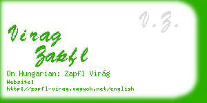 virag zapfl business card
